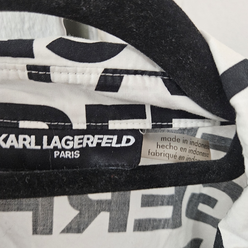 Karl Lagerfeld Button Front Shirt - Picture 5 of 5